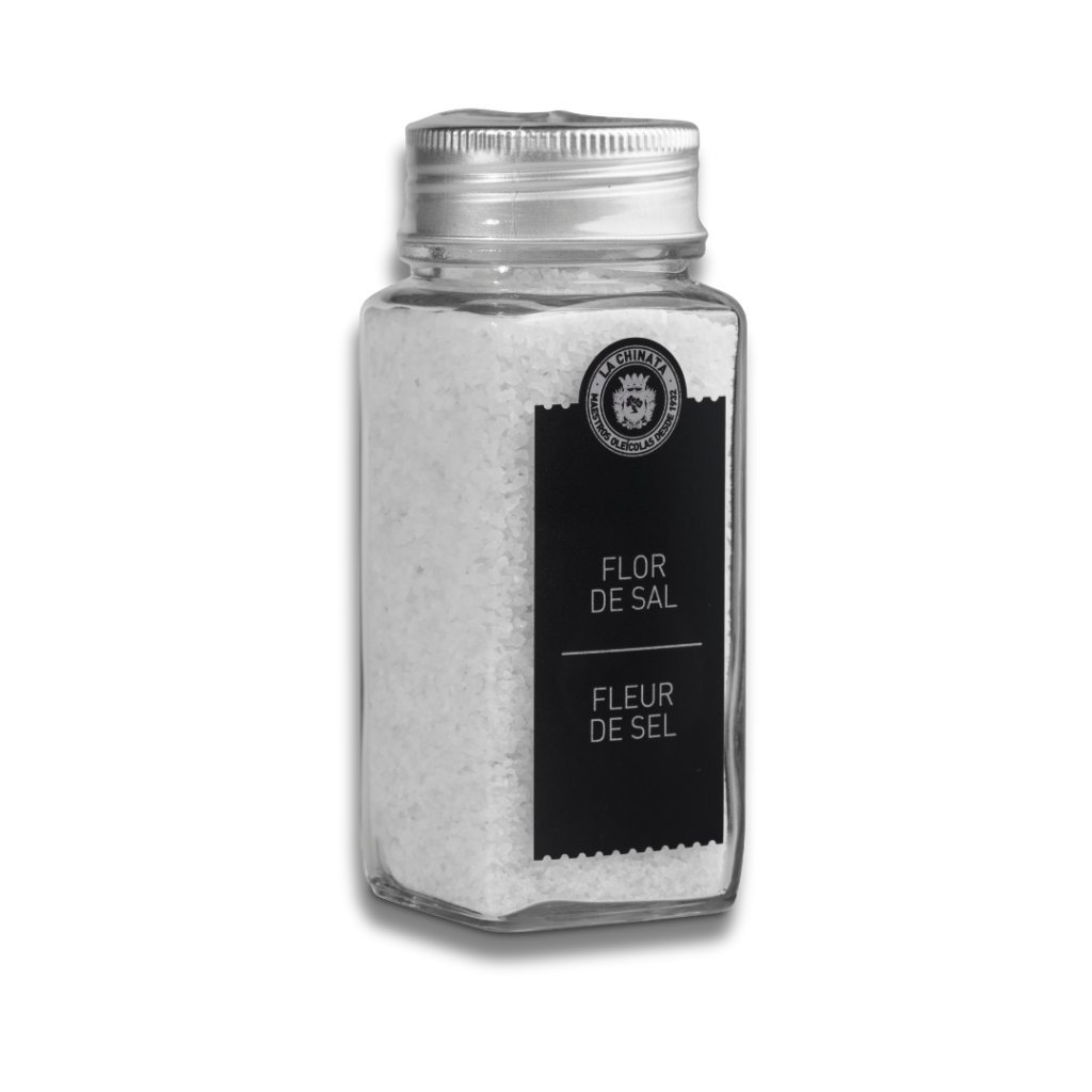 Jūros druska Fleur de sel, 110g Ypač tyras